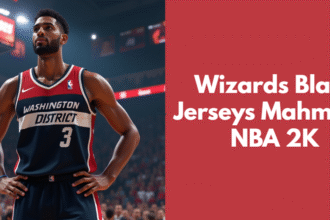 Wizards Black Jerseys Mahmood NBA 2K