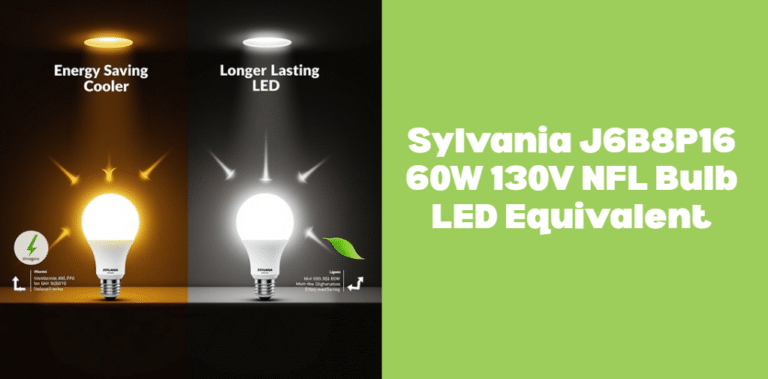 Sylvania J6B8P16 60W 130V NFL Bulb LED Equivalent