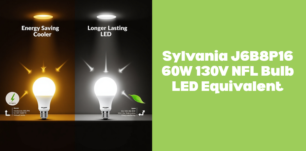 Sylvania J6B8P16 60W 130V NFL Bulb LED Equivalent
